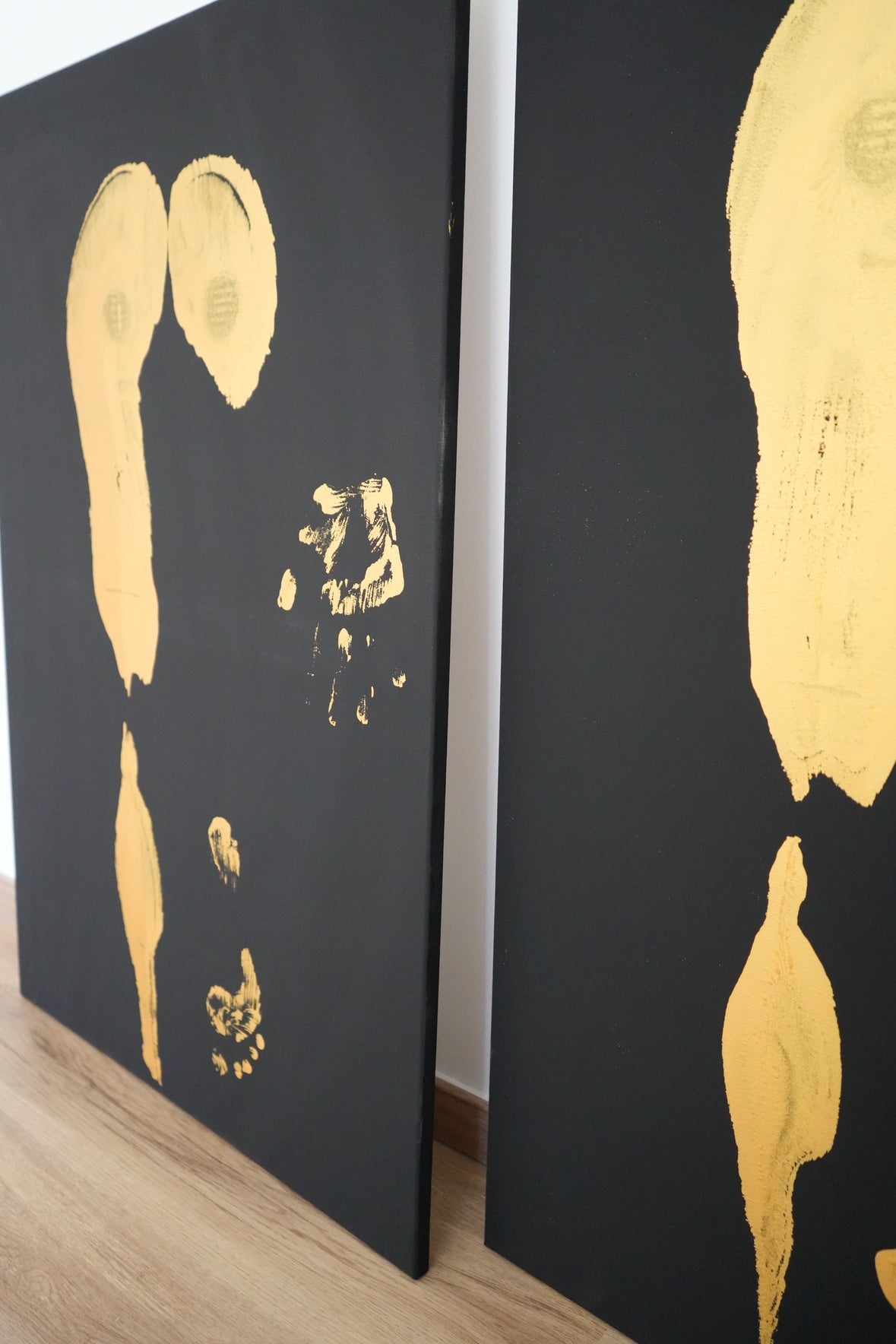 Goldene Booty-Magie 🍑✨🖤  Einzigartiger Körperabdruck in schwarz|gold