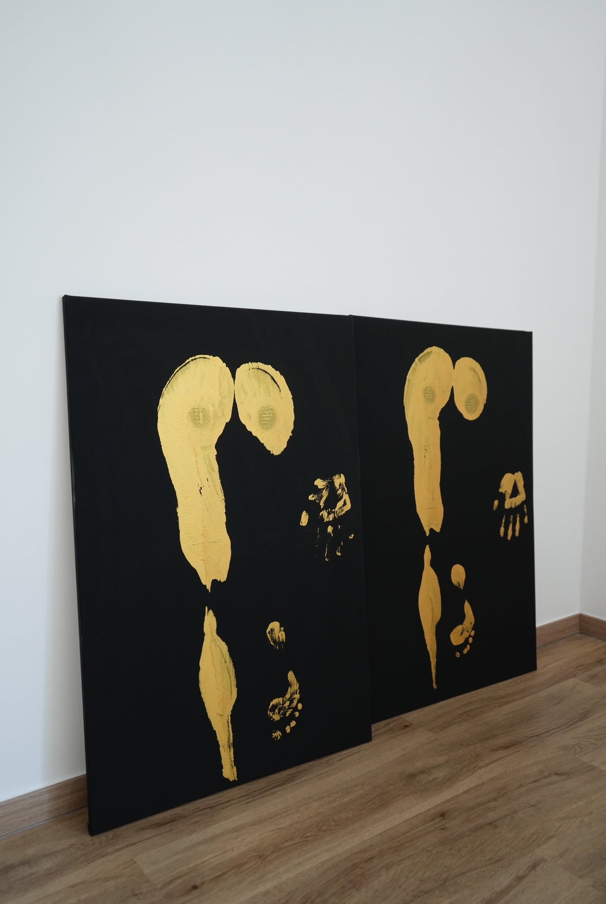 Goldene Booty-Magie 🍑✨🖤  Einzigartiger Körperabdruck in schwarz|gold
